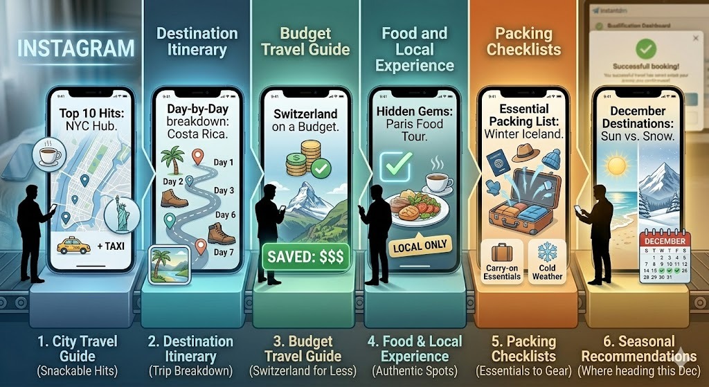 Types of Travel Guides You Can Deliver via DM Automation